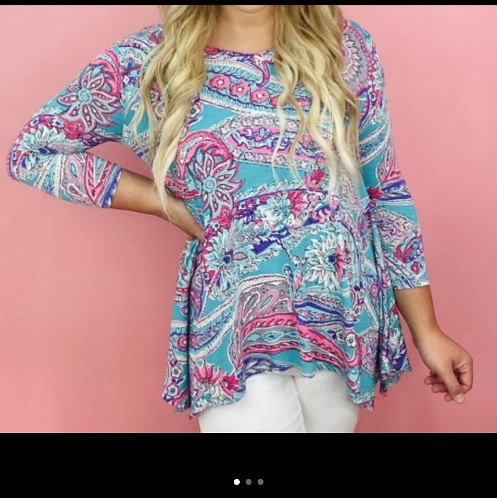 Floral in my paisley top